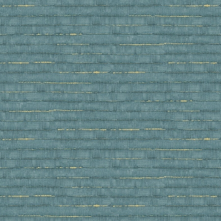 REPEDEZETT HATÁSÚ TAPÉTA, CSÍKOS MINTÁBA RENDEZVE, HELYENKÉNT EXTRA FÉNYES FELCSILLANÓ CSÍKOZÁS.Türkiz, arany CSÍKOKKAL. Tanin Aqua SPI501 tapéta