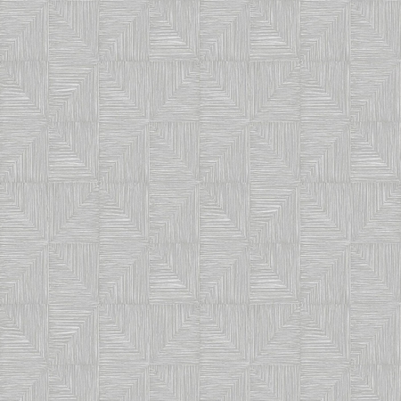 GEOMETRIKUS, TÉRHATÁSÚ TÖRTFEHÉR, VILÁGOS,SZÜRKE DESIGN TAPÉTA VERENA  Feather CAB 403