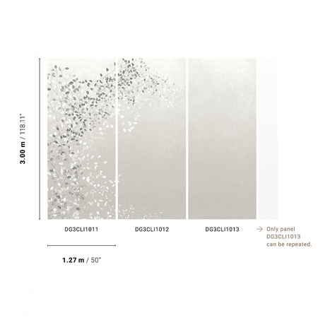 Színátmenetes alapon, apró kis levél minta, t